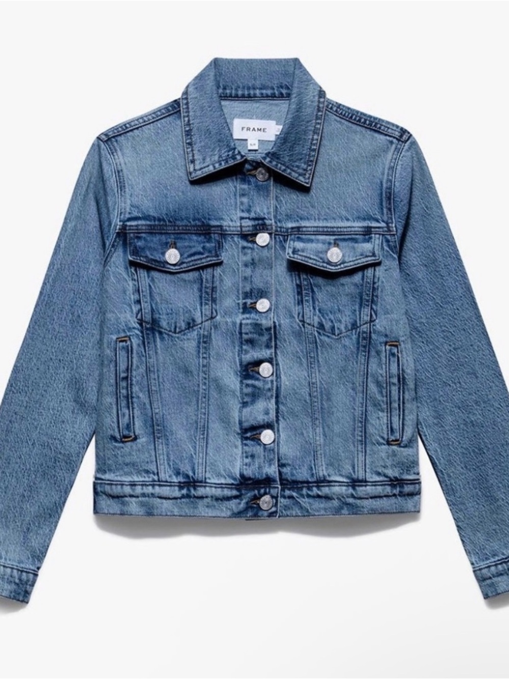 Frame Denim Classic Blue Jean Jacket